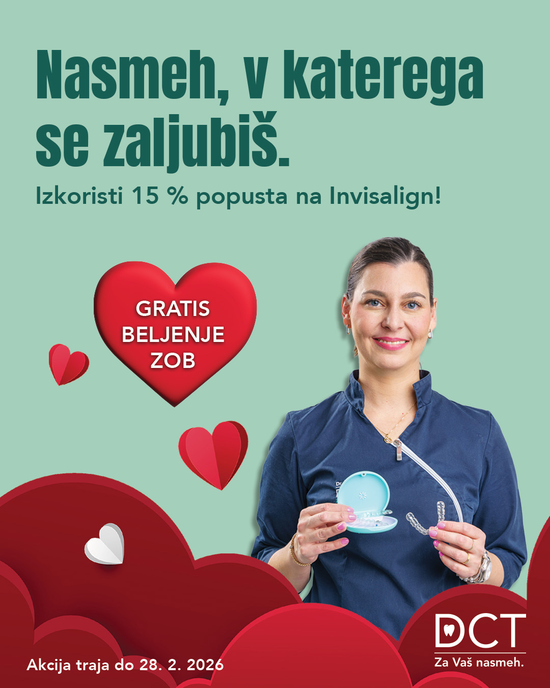 Zaljubite se v vaš nasmeh!