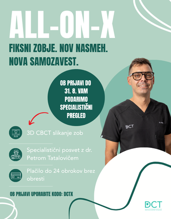 PODARIMO VAM SPECIALISTIČNI PREGLED ZA ALL-ON-X